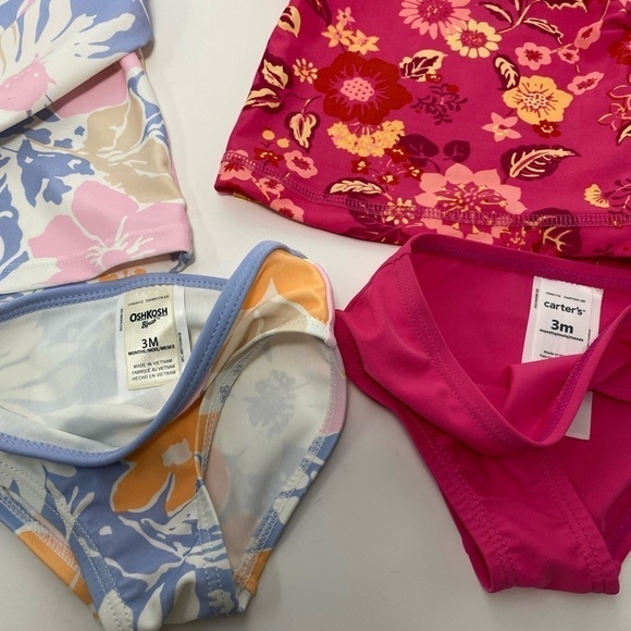 Carter’s Baby Girl Bathing Suit Bundle - NWOT - Picture 2 of 3